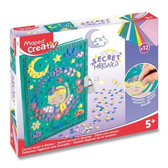 Papírenské zboží - Sada Maped Creativ Secret Mosaics Secret diary tajný deníček