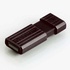 Papírenské zboží - Verbatim USB flash disk, 2.0, 128GB, Pinstripe, čierny, 49071