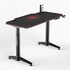 Papírenské zboží - ULTRADESK Herný stôl LEVEL RED, 140x66cm, 72-124cm, elektricky nastaviteľná výška, s XXL podložkou pod myš, držiak slúchadiel aj n