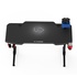 Papírenské zboží - ULTRADESK Herný stôl FRAG - GRAPHITE, 140x66 cm, 76 cm, s XXL podložkou pod myš, s ultradesk BEAM, držiak slúchadiel aj nápojov