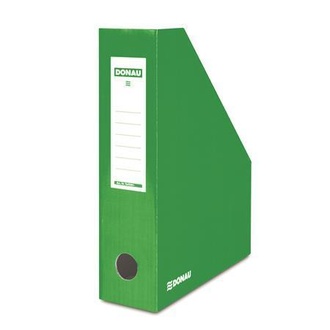 Papírenské zboží - Stojan na časopisy, zelený, karton, 80 mm, DONAU