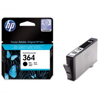 Papírenské zboží - HP originální ink CB316EE, HP 364, black, blistr, 250str., HP Photosmart B8550, C5380, D5