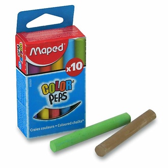 Papírenské zboží - Křídy Maped - barevné, 10 ks