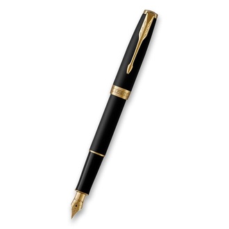 Papírenské zboží - Sonnet Matte Black GT plnící pero -F- PARKER