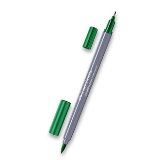 Papírenské zboží - Popisovač Faber-Castell Goldfaber Aqua Dual Marker  smarag. zelená, 163