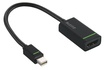Papírenské zboží - Mini displej port Complete, HDMI adaptér, čierna, LEITZ