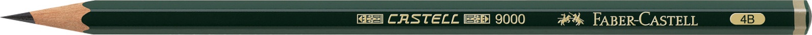 Papírenské zboží - Grafitová ceruzka Castell 9000, 4B, Faber-Castell 119004