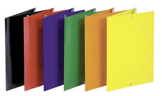 Papírenské zboží - Desky s gumičkou "Standard", zelené, karton, A4, DONAU
