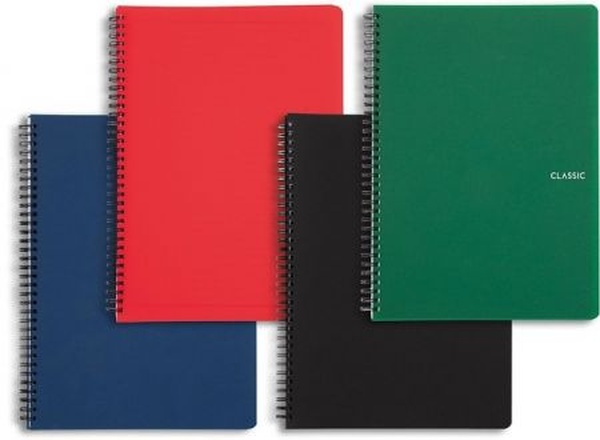 Papírenské zboží - Twin wire blok A5 PP Classic assort