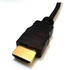 Papírenské zboží - Kábel HDMI M- HDMI (micro) M, High Speed, 2m, pozlátené konektory, čierna