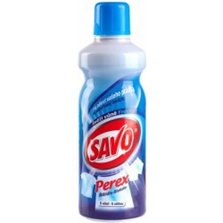 Papírenské zboží - Savo Perex Svěží vůně parfémovaný přípravek pro předpírání a bělení prádla 1 l