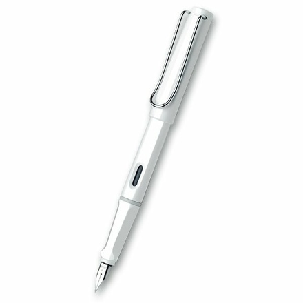 Papírenské zboží - Lamy Safari Shiny White plnicí pero hrot LH