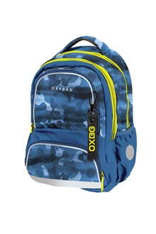 Papírenské zboží - Školní batoh OXY NEXT Camo blue