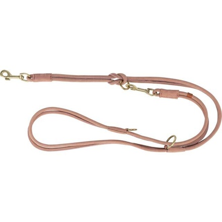 Papírenské zboží - Vodítko PURE kožené kulaté nastavitelné, S: 2 m/ 10 mm, růžová