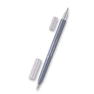 Papírenské zboží - Popisovač Faber-Castell Goldfaber Aqua Dual Marker  sv. šedá, 277