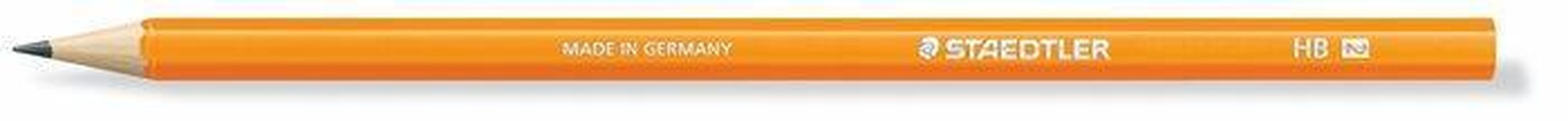 Papírenské zboží - Grafitová tužka "Wopex Neon 180", HB, šestihranná, oranžová, STAEDTLER