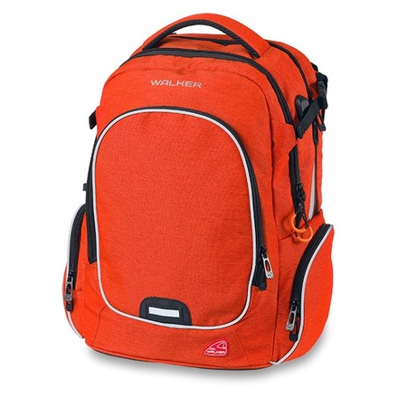 Papírenské zboží - Školní batoh Walker Campus Evo Wizzard Red Melange