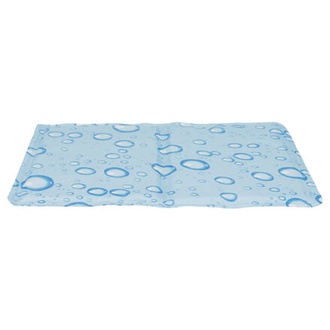 Papírenské zboží - Chladící podložka pro zvířata, motiv bublinky, světle modrá 65 x 50cm