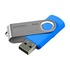 Papírenské zboží - Goodram USB flash disk, USB 2.0, 8GB, UTS2, modrý, UTS2-0080B0R11, USB A, s otočnou krytkou