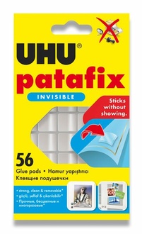 Papírenské zboží - Montážní guma UHU Patafix Clear transparentní, 56 ks