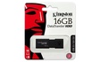 Papírenské zboží - USB flash disk DT100 G3, čierna, 16GB, USB 3.0, Kingston