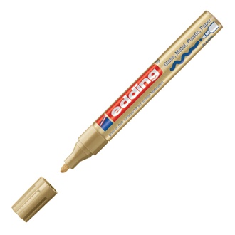 Papírenské zboží - Lakový popisovač "750", zlatá, 2-4mm, EDDING