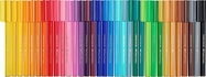 Papírenské zboží - Detské fixy Faber-Castell 155536 Connector truhla, 33 farieb