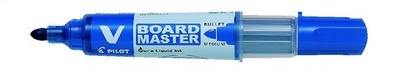 Papírenské zboží - Popisovač na bielu tabuľu V- Board Master, modrá, kužeľový hrot, 2,3mm, PILOT