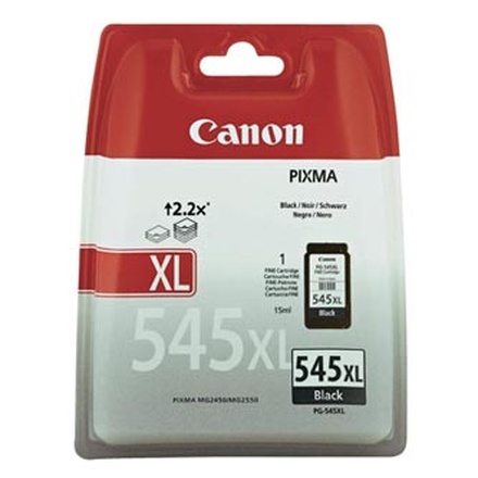 Papírenské zboží - Canon originální ink PG-545XL, black, blistr, 400str., 15ml, 8286B004, Canon Pixma MG2450