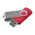 Papírenské zboží - Goodram USB flash disk, USB 3.0 (3.2 Gen 1), 8GB, UTS3, červený, UTS3-0080R0R11, USB A, s otočnou krytkou