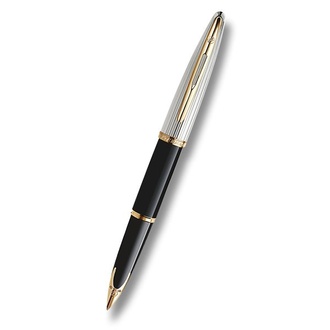 Papírenské zboží - Waterman Carene Deluxe Black GT hrot F