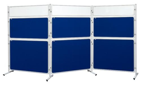 Papírenské zboží - Panel 2x3 Modular, 120 x 120 cm, filcový modrý