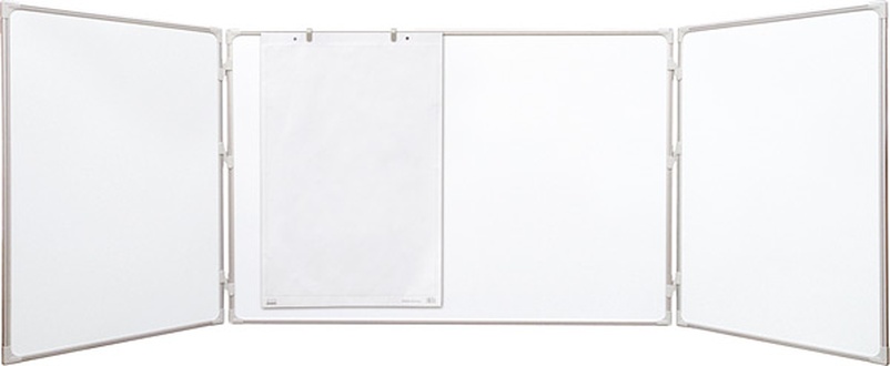 Papírenské zboží - Triptych lakovaný bílý 150x100/300