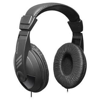 Papírenské zboží - Defender Gryphon 751, sluchátka, ovládání hlasitosti, černá, uzavřená, 3.5 mm jack