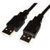 Papírenské zboží - Kábel USB (2.0), USB AM - USB AM, 1.8m, šedý, High Speed
