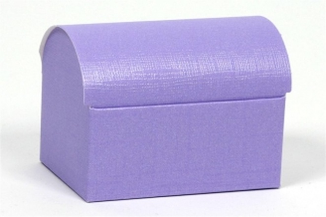 Papírenské zboží - Krabice Cofanetto 70 x 45 x 52 mm fialová
