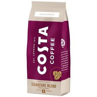 Papírenské zboží - Káva "Signature Blend", středně pražená, mletá, 200 g, COSTA