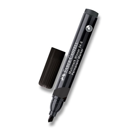 Papírenské zboží - Permanentní popisovač Faber-Castell Winner 54-E černý