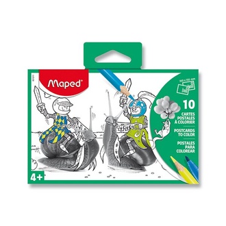 Papírenské zboží - Pohlednice Maped s předlohou mix motivů