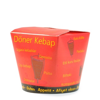 Papírenské zboží - Papírové box gyros 750 ml [50ks]