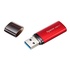 Papírenské zboží - Apacer USB flash disk, USB 3.0 (3.2 Gen 1), 64GB, AH25B, červený, AP64GAH25BR-1, USB A, s krytkou