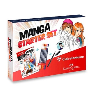 Papírenské zboží - Kreativní sada Clairefontaine Manga Starter Set