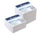 Papírenské zboží - Papierové bločky v kocke, 90x90x45, lepené VICTORIA