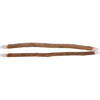 Papírenské zboží - Set přírodních bidýlek 55 cm / 10-12 mm, dřevo s kůrou, 2 ks 