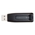 Papírenské zboží - Verbatim USB flash disk, USB 3.0 (3.2 Gen 1), 64GB, V3, Store N Go, čierny, 49174, USB A, s výsuvným konektorom