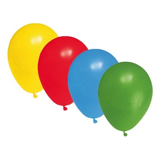 Papírenské zboží - Nafukovací balónky barevné mix "M" [20 ks]