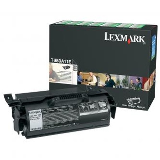 Papírenské zboží - Lexmark originální toner T650A11E, black, 7000str., return, Lexmark T650DN, O