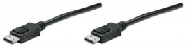 Papírenské zboží - DisplayPort monitor kabel, 3 m, v1.2, MANHATTAN