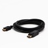 Papírenské zboží - Video kábel DisplayPort M - HDMI M, 2m, čierna, Logo, blister