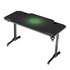 Papírenské zboží - ULTRADESK Herný stôl FRAG - GREEN, 140x66 cm, 76 cm, s XXL podložkou pod myš, s ultradesk BEAM, držiak slúchadiel aj nápojov